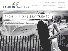Tablet Screenshot of fashiongallerytrento.com